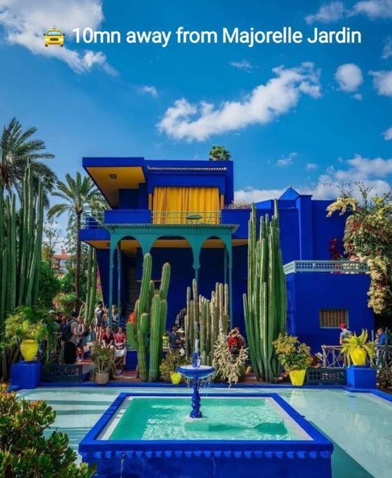 Plein Centre Marrakech, Grand Balcon Filant Appartement Marrakesh Buitenkant foto